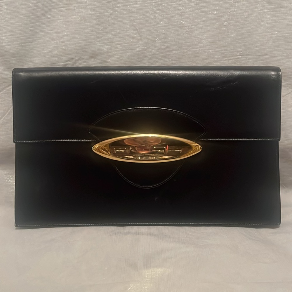 Escada Vintage Leather Clutch